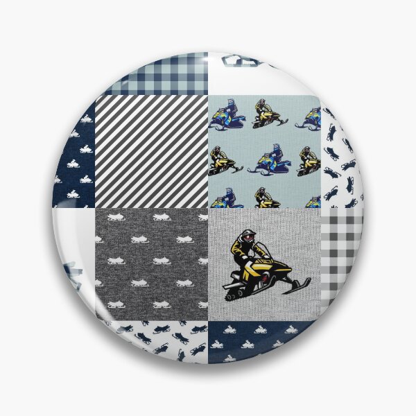 Item preview, Snowmobile Sport Checkered Pattern  designed and sold by WillaldShop.