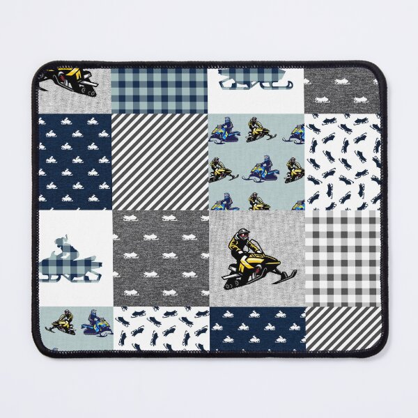 Item preview, Snowmobile Sport Checkered Pattern  designed and sold by WillaldShop.