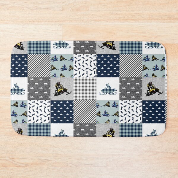 Item preview, Snowmobile Sport Checkered Pattern  designed and sold by WillaldShop.