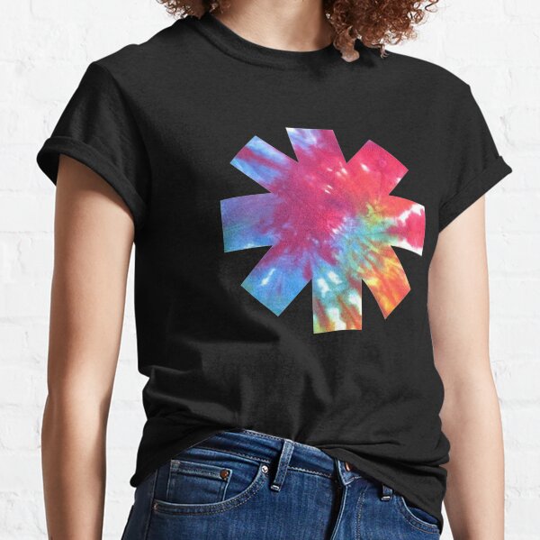 Tie Dye Huit Croix Ligne T-shirt classique