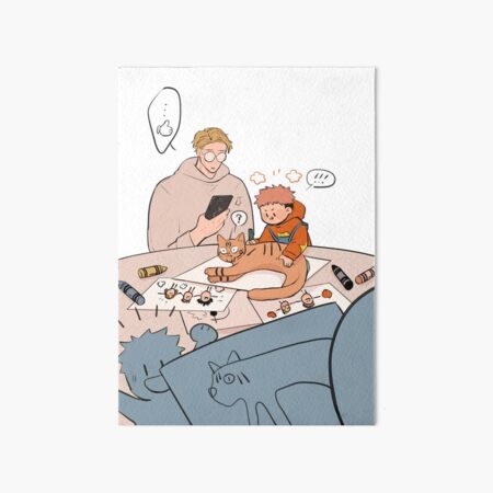 Drawing Together Art Board Print