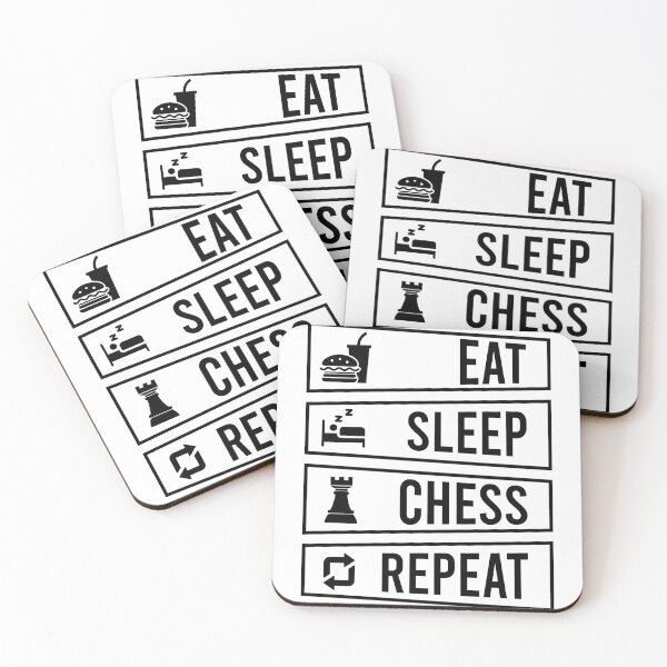 Item preview, Eat Sleep Chess Repeat original designed and sold by CoolDesignsEc.