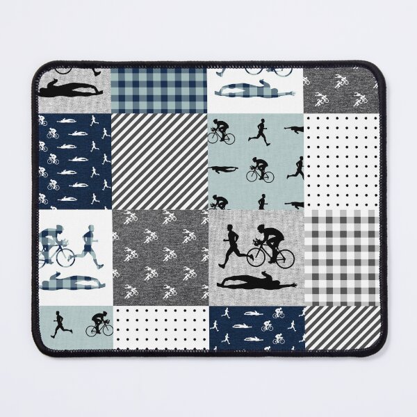 Item preview, Triathlon Sport Checkered Pattern  designed and sold by WillaldShop.