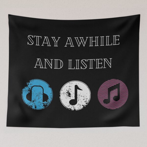 Item preview, Stay Awhile and Listen designed and sold by Rsagur12.