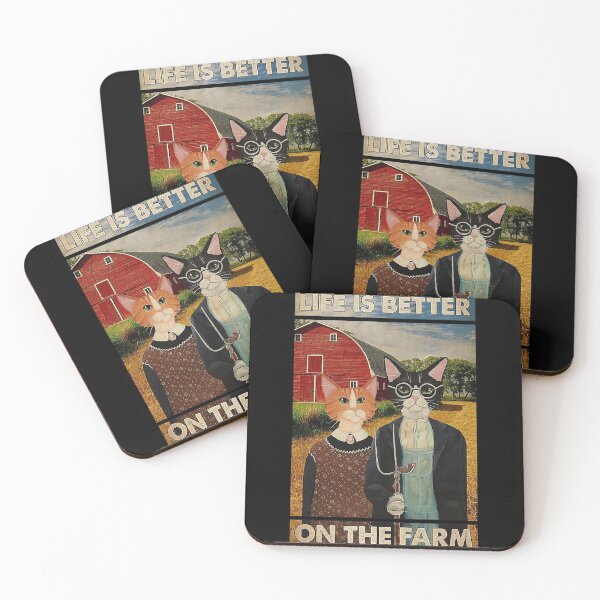 Item preview, Cat lover Farmer Life Is Better On The Farm  designed and sold by SimonsonNuala.