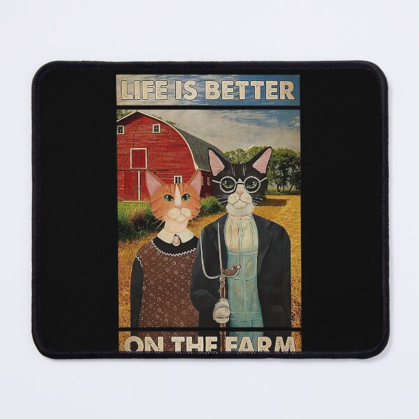 Item preview, Cat lover Farmer Life Is Better On The Farm designed and sold by SimonsonNuala.