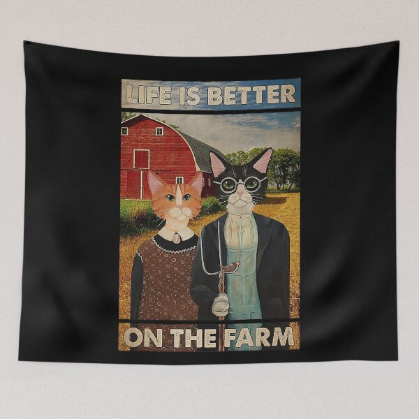 Item preview, Cat lover Farmer Life Is Better On The Farm  designed and sold by SimonsonNuala.
