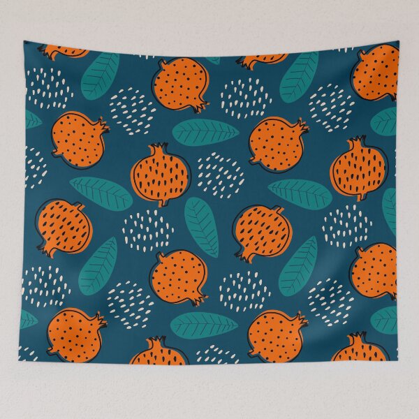 Item preview, Abstract seamless pomegranate  designed and sold by CatheriLove.