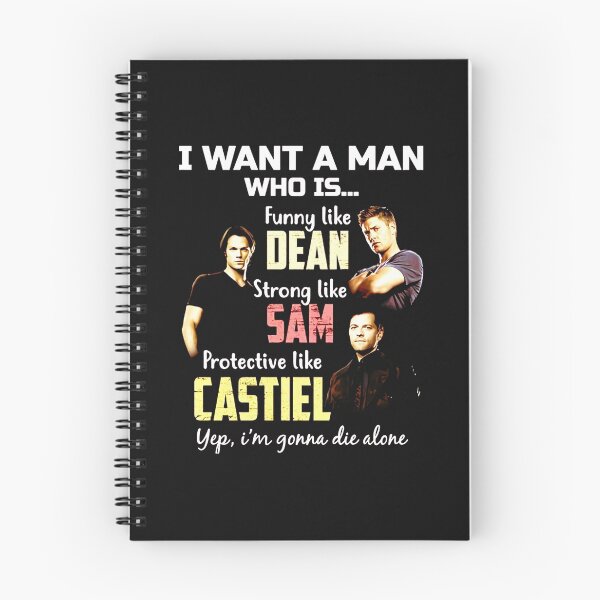 Item preview, I'm looking for a man who is Dean Sam Castiel. I'm going to die alone, Supernatural. Imaginative+ paraphrase designed and sold by DeleneCone.