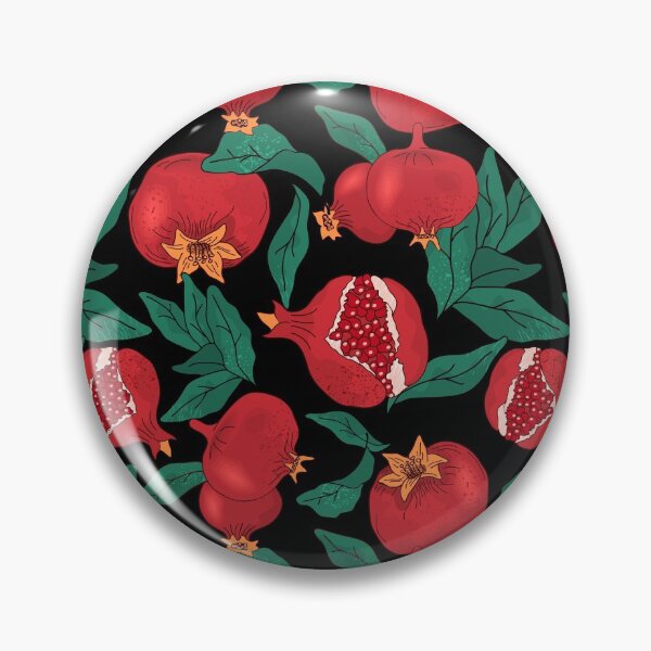 Item preview, Pomegranate fruits and leaves designed and sold by CatheriLove.