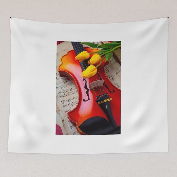 Item preview, Baroque Violin And Yellow Tulips designed and sold by Garry Gay.