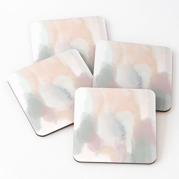 Item preview, Soft pastel wall art, abstract digital painting – #4 designed and sold by Designwithali.