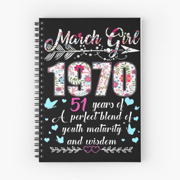 Item preview,  March Girl 1970 TShirt 51st Birthday Gift 51 Years Old  designed and sold by EugeneBerman.