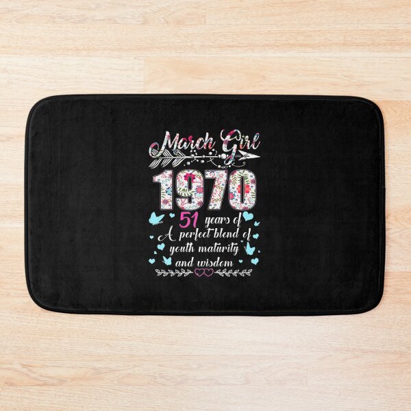 Item preview,  March Girl 1970 TShirt 51st Birthday Gift 51 Years Old  designed and sold by EugeneBerman.
