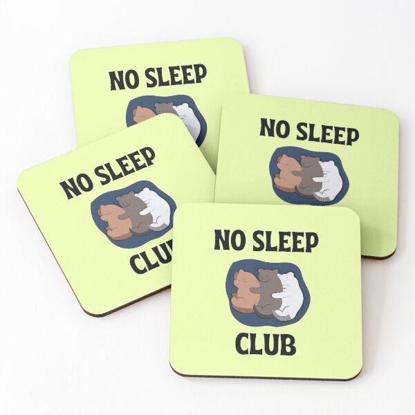 Item preview, No Sleep Club Cool And Funny Humor Quotes - Insomnia designed and sold by chetan786.