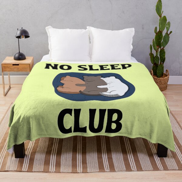 Item preview, No Sleep Club Cool And Funny Humor Quotes - Insomnia designed and sold by chetan786.
