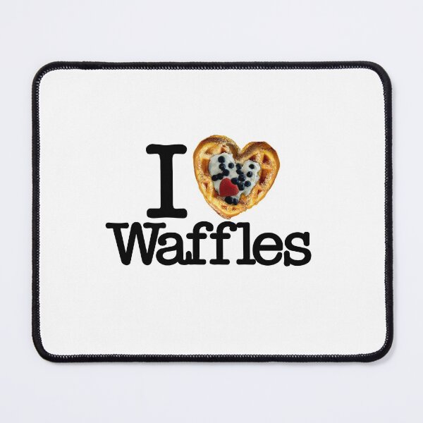 Item preview, I Love (Heart) Waffles designed and sold by SunnyStreet.