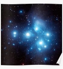 Pleiades Star Cluster Poster