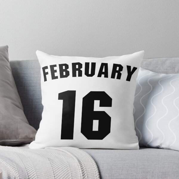 Item preview, Date of birth  16 February birthday gift sport design designed and sold by Panya-Design.