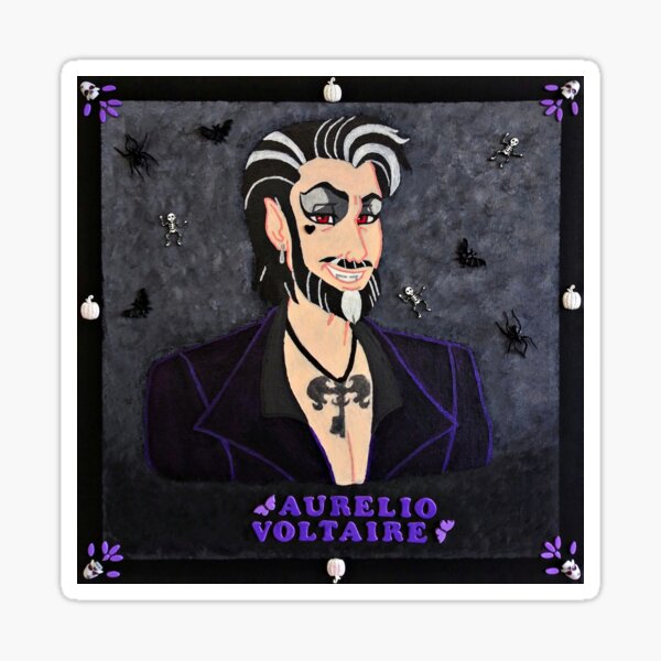 Item preview, Aurelio Voltaire In Don Bluth's Art Style designed and sold by DafuArts.