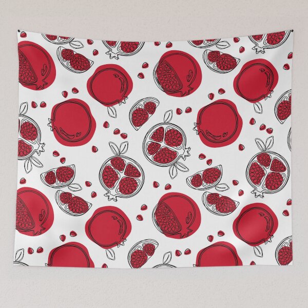 Item preview, Hand Drawn Pomegranate Art designed and sold by CatheriLove.