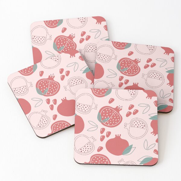 Item preview, Pomegranate on pink background designed and sold by CatheriLove.