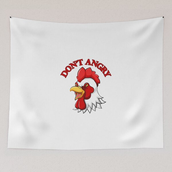 Item preview, Angry rooster head designed and sold by MariaFionawati.