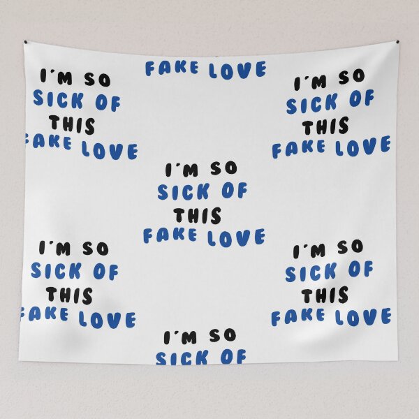 Item preview, BTS Fake Love (I'm So Sick Of This Fake Love) White designed and sold by gukminlvly.