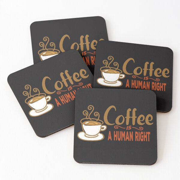 Item preview, Coffee is a Human Right - Caffeine Latte Cafe Coffee Lovers designed and sold by checkertonetees.