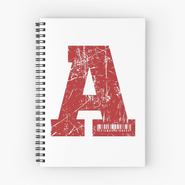 Item preview, Red Grunge Monogram Letter "A" I Am Unique designed and sold by SunnyStreet.