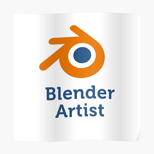 "Blender Artist" Poster for Sale by altohamy Redbubble