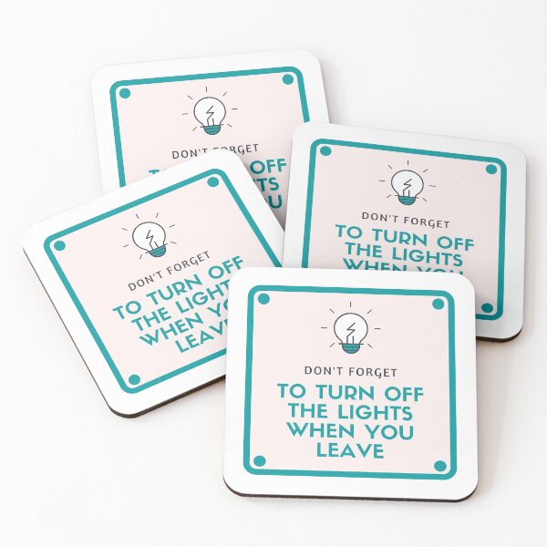 Item preview, Think Green - Turn off the lights - Teal designed and sold by Pelof.