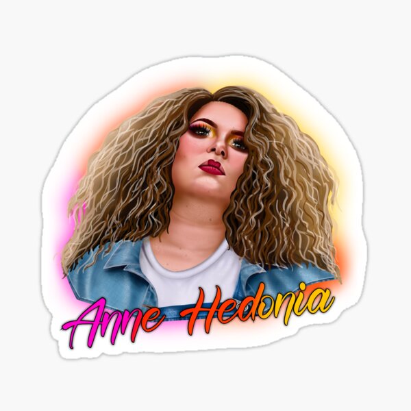 Anne Hedonia by Melan Choly Sticker