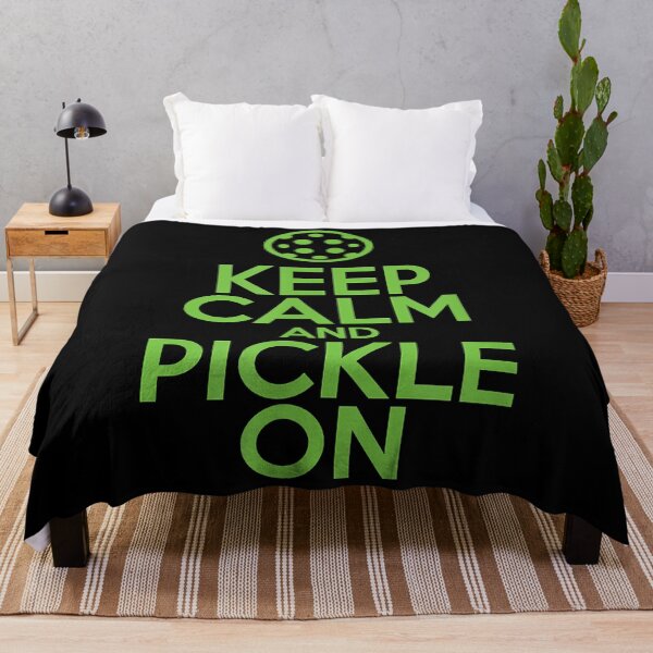 Item preview, Keep Calm and Pickle On Pickleball with Pickle Ball designed and sold by bonitalndiane.