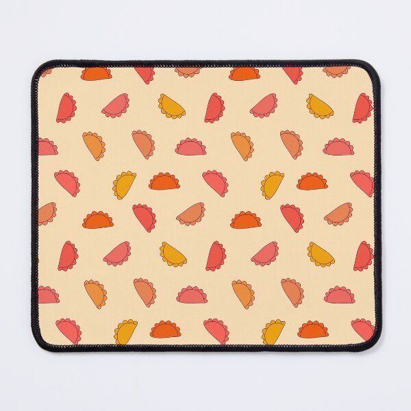 Item preview, Cornish Pasty Retro Pattern Cream Pink Yellow Orange designed and sold by cashewdays.