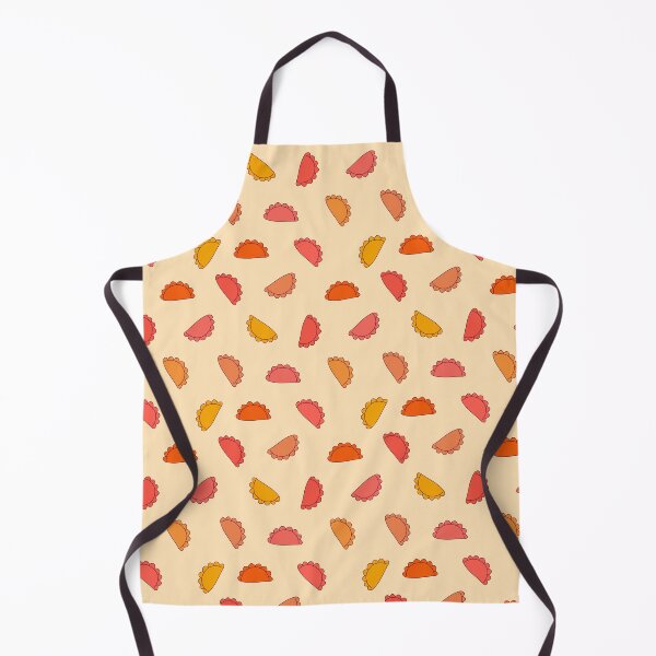 Item preview, Cornish Pasty Retro Pattern Cream Pink Yellow Orange designed and sold by cashewdays.
