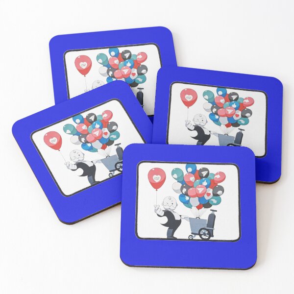 Item preview, Funny man with balloons designed and sold by DeepakLee.