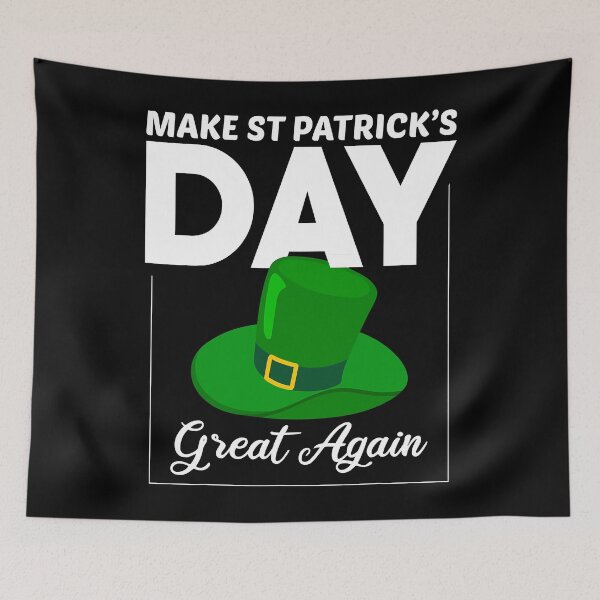 Item preview, Make St Patrick Day Great Again Vintage Trump Drinking  designed and sold by MichelleMedin.