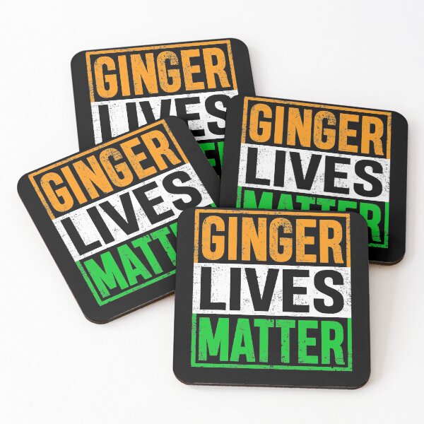 Item preview, Ginger Lives Matter Flag Drunk St. Patrick Day Drinking designed and sold by SARAHKUHNS.