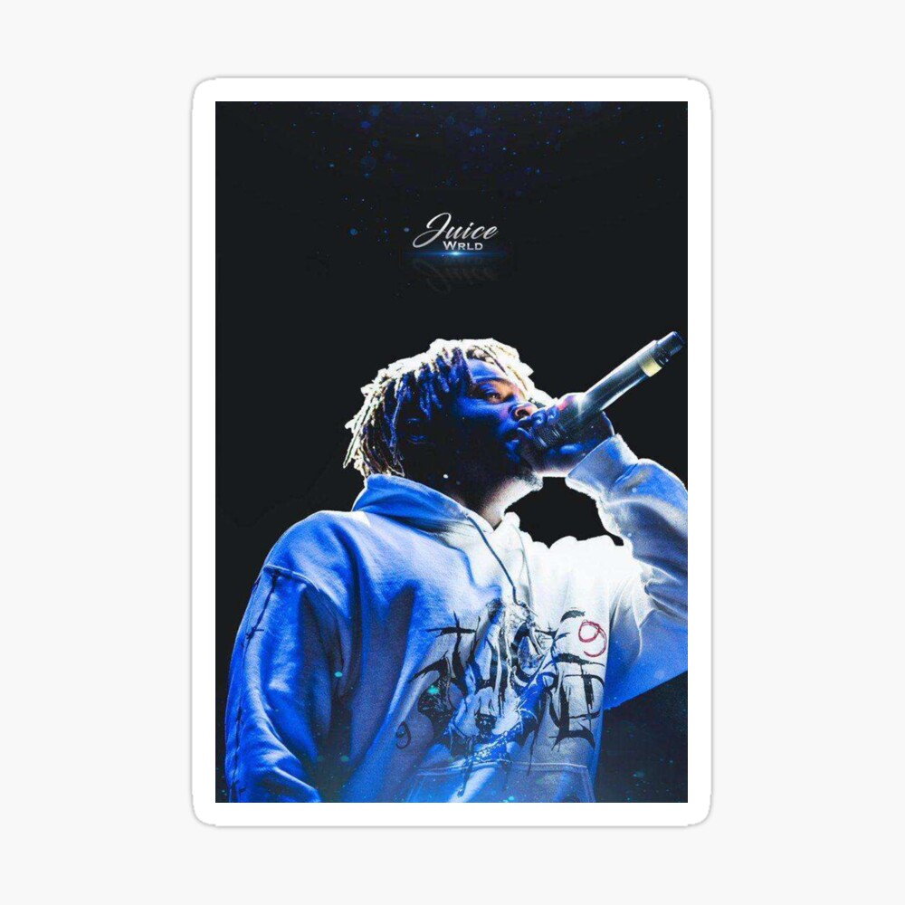 juice white hoodie Poster for Sale by huopia