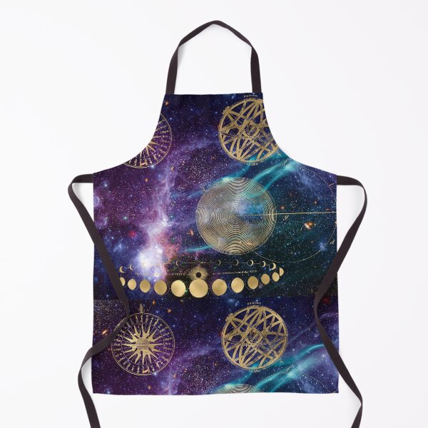 Item preview, Galaxy with gold astronomy image overlays designed and sold by maeflowerr2.