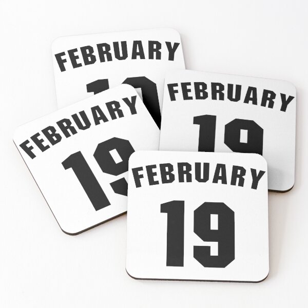 Item preview, Date of birth  19 February birthday gift sport design designed and sold by Panya-Design.