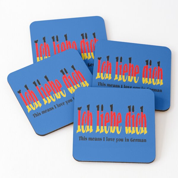 Item preview, I love you german says " Ich liebe dich " designed and sold by mostheristore.