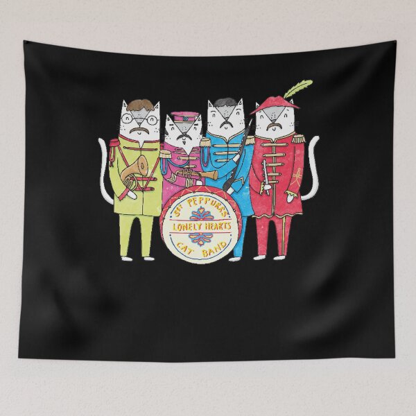 Item preview, SGT Peppurr's Lonely Hearts Cats Band Classic  designed and sold by bonitalndiane.
