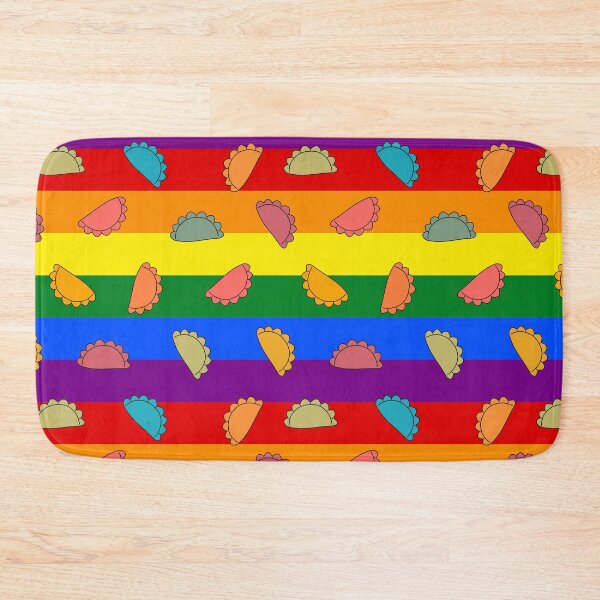 Item preview, Cornish Pasty Pattern Rainbow LGBT+ Pride Flag Stripes designed and sold by cashewdays.