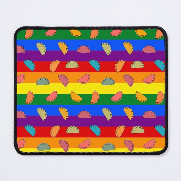 Item preview, Cornish Pasty Pattern Rainbow LGBT+ Pride Flag Stripes designed and sold by cashewdays.