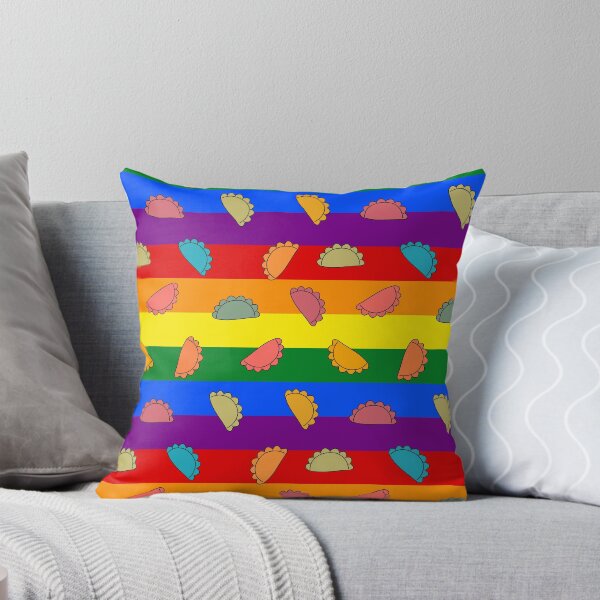 Item preview, Cornish Pasty Pattern Rainbow LGBT+ Pride Flag Stripes designed and sold by cashewdays.