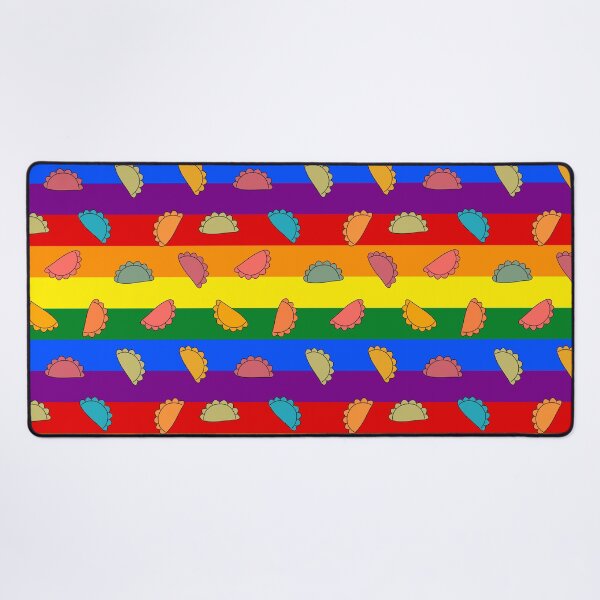 Item preview, Cornish Pasty Pattern Rainbow LGBT+ Pride Flag Stripes designed and sold by cashewdays.