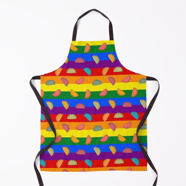 Item preview, Cornish Pasty Pattern Rainbow LGBT+ Pride Flag Stripes designed and sold by cashewdays.