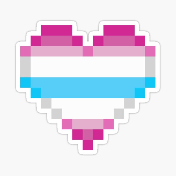 Item preview, Femboy Pride Heart #3 designed and sold by NovotnyDesigns.